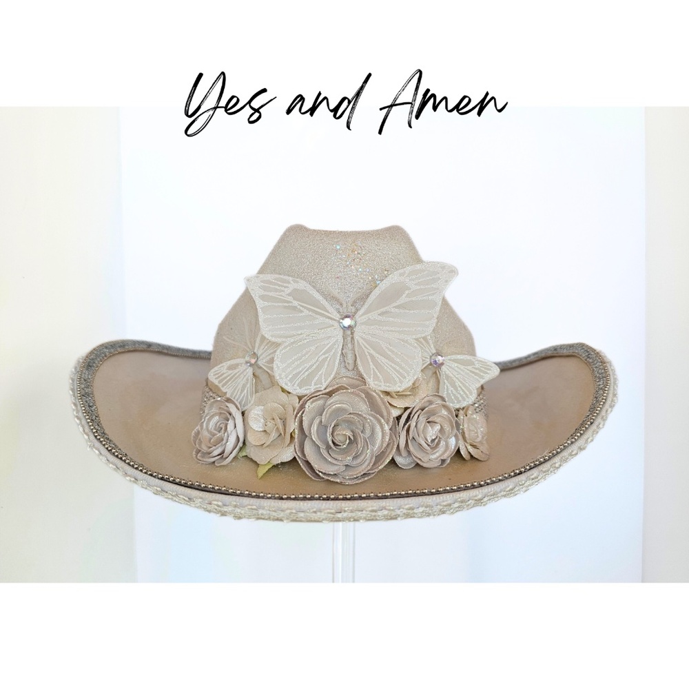 "Yes and Amen" Cowgirl Hat